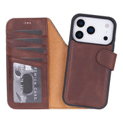 iPhone 18 Pro Max Leather Wallet Case