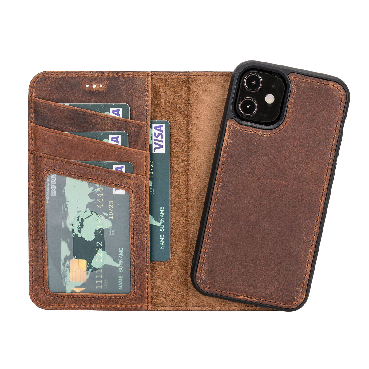 iPhone 11 Leather Wallet Case