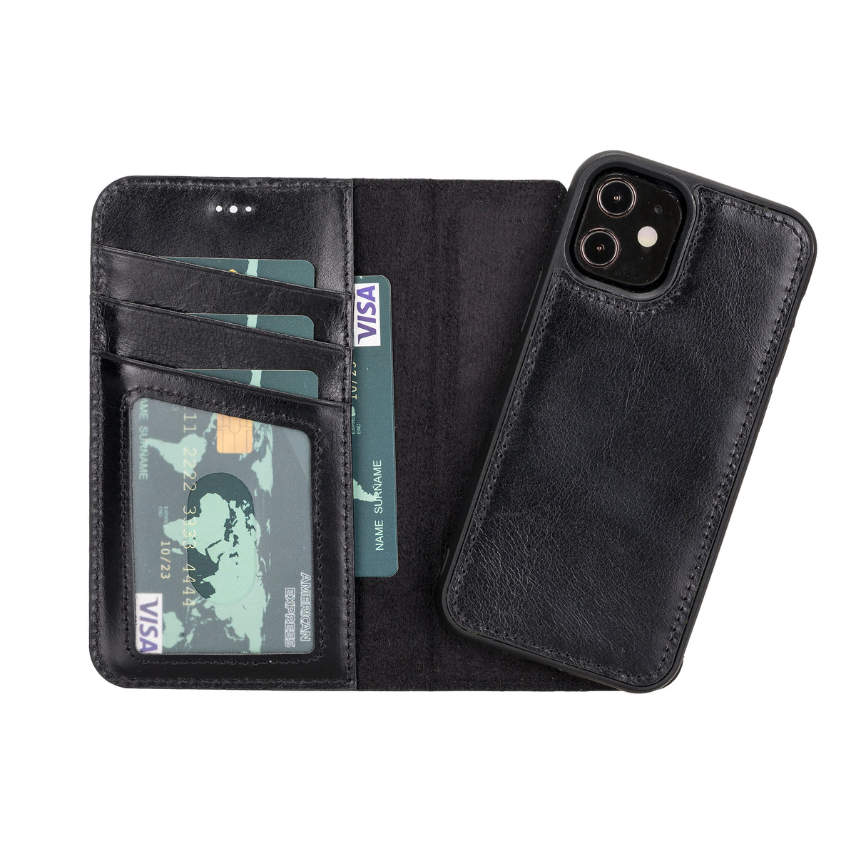 iPhone 11 Leather Wallet Case
