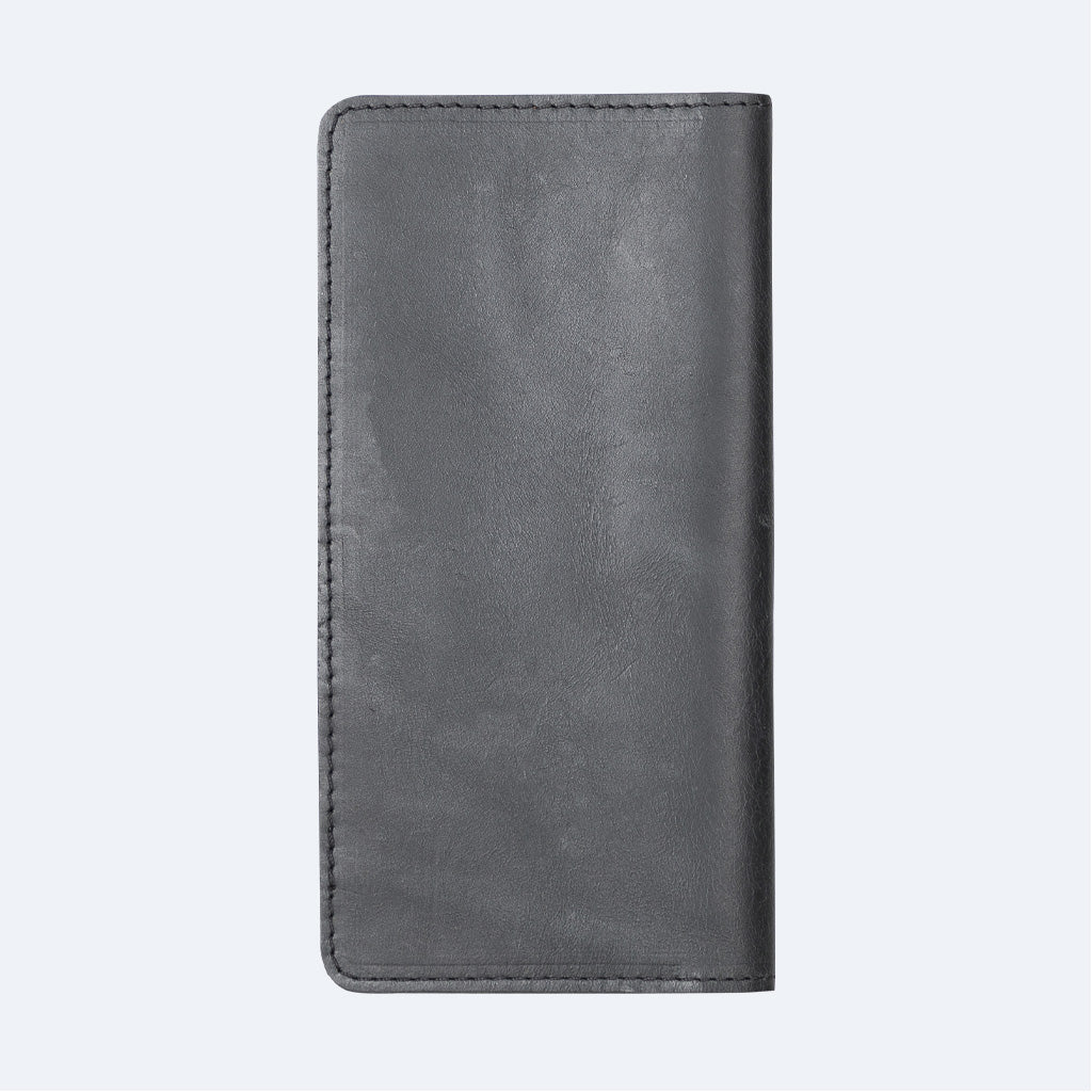 Premium Quality Leather Checkbook Holder and Wallet