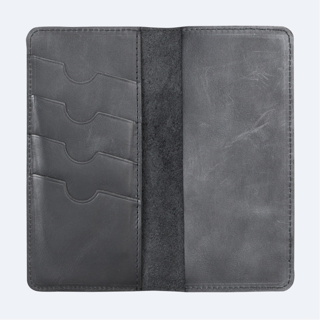 Premium Quality Leather Checkbook Holder and Wallet