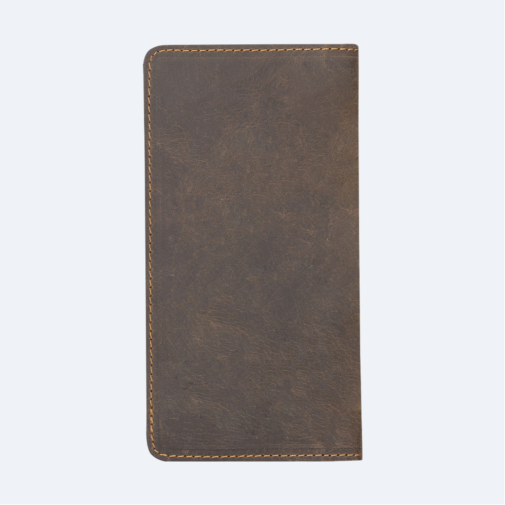 Premium Quality Leather Checkbook Holder and Wallet