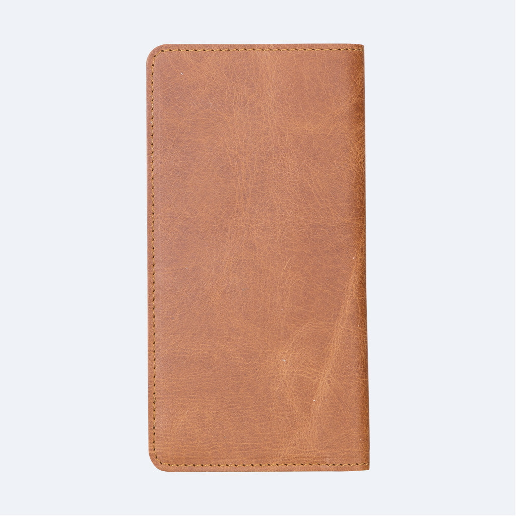 Premium Quality Leather Checkbook Holder and Wallet