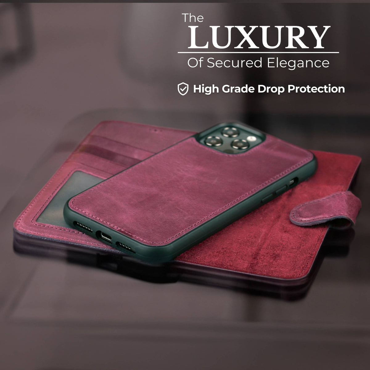 iPhone Leather Wallet Case