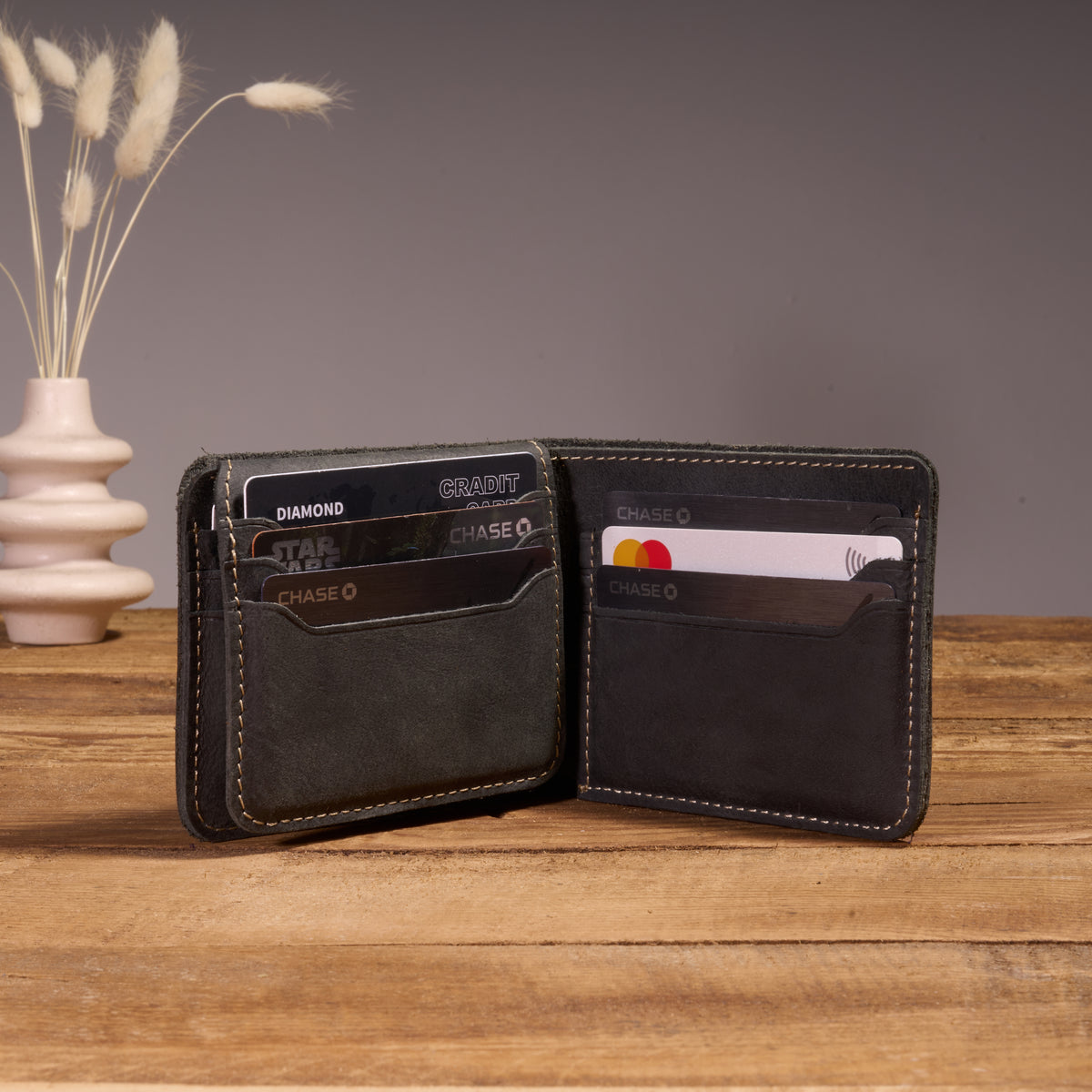 Trifold Leather Wallet