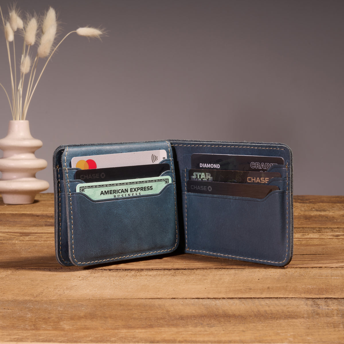 Trifold Leather Wallet