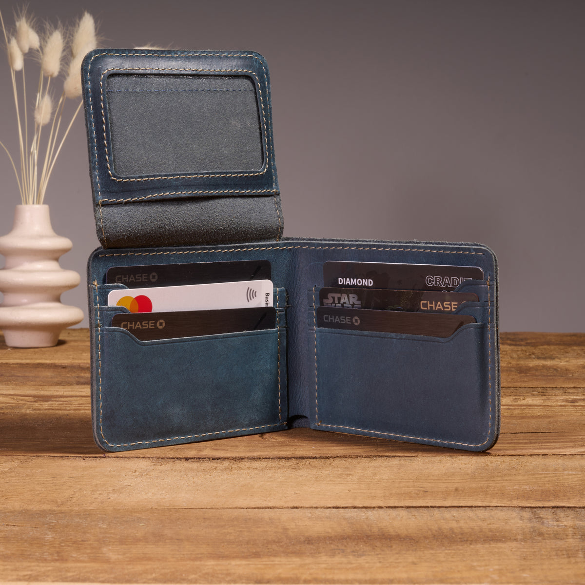Trifold Leather Wallet