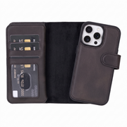 iPhone 16 Pro Max Leather Double Wallet Case