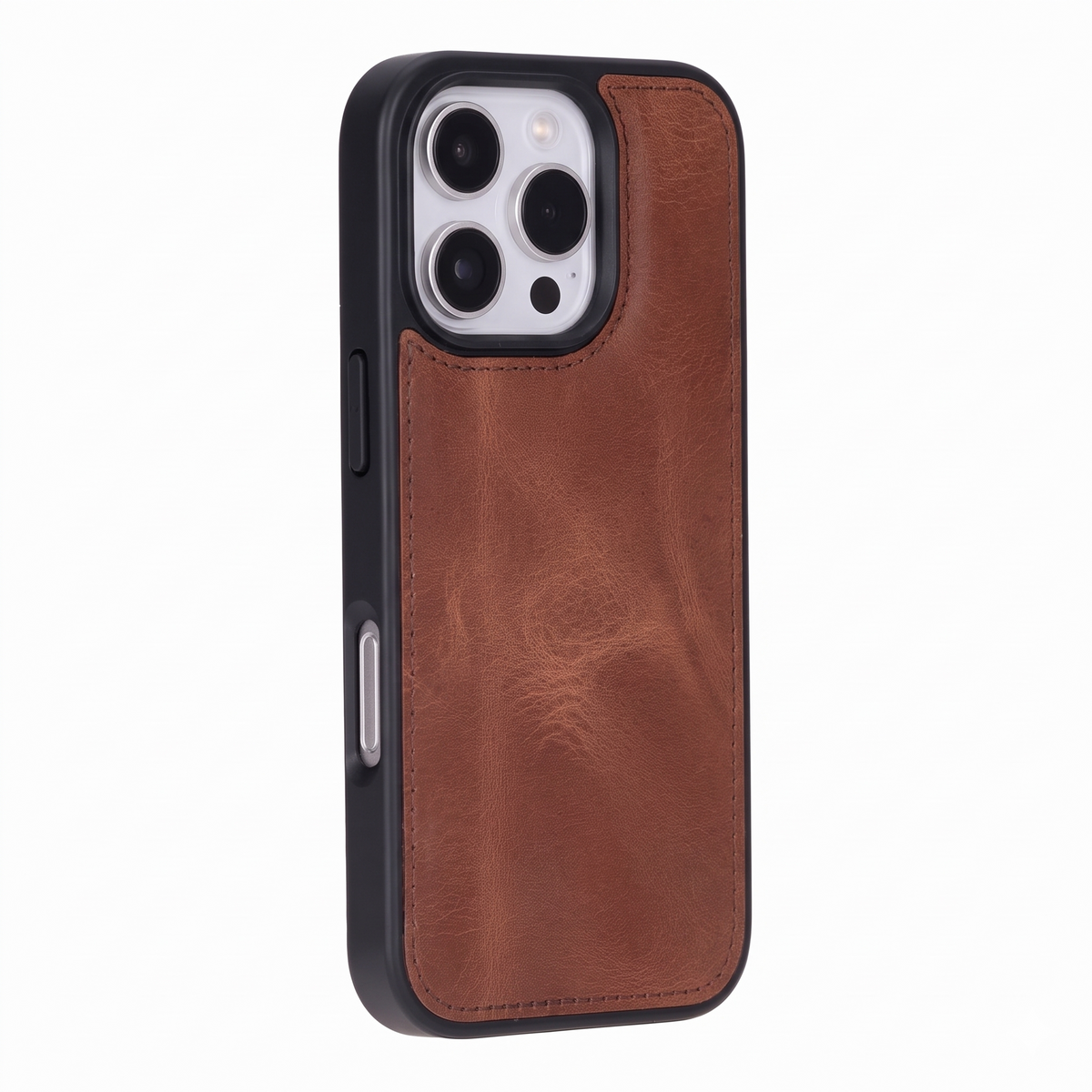 iPhone 16 Pro Leather Double Wallet Case