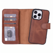iPhone 16 Pro Leather Double Wallet Case