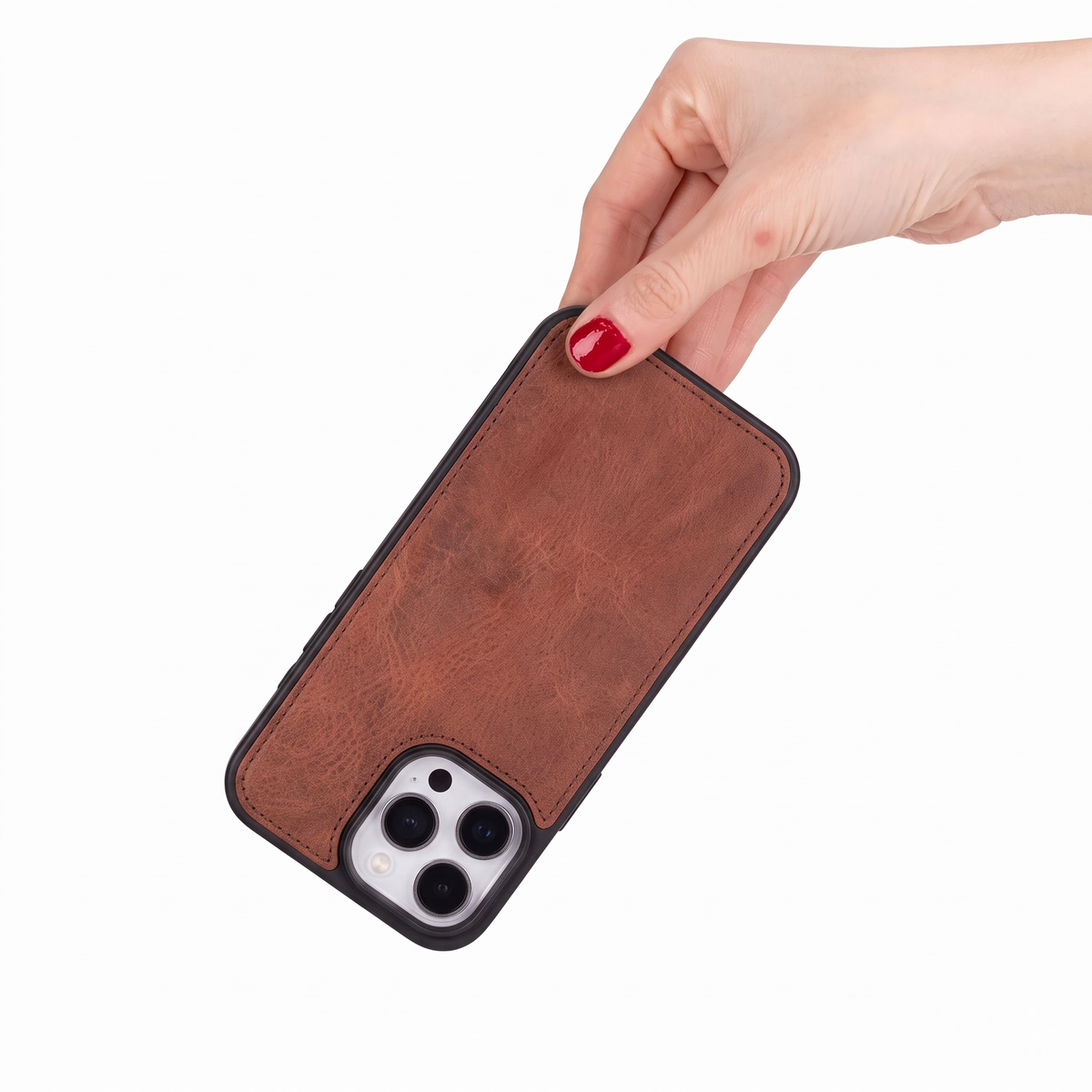 iPhone 16 Pro Leather Double Wallet Case