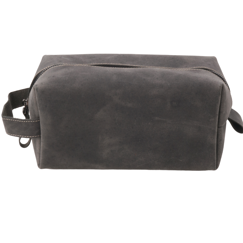 Leather Dopp Kit Bag - Travel Organizer