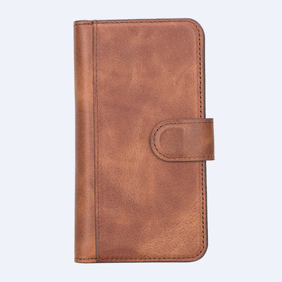 iPhone 12 Mini Leather Double Wallet Case