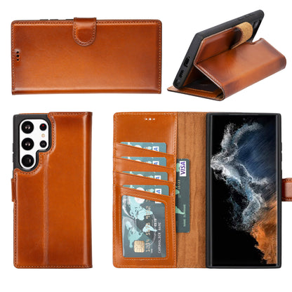 Leather Wallet Case for Samsung Galaxy S23 Ultra Leather Wallet Case for Samsung Galaxy S23 Ultra
