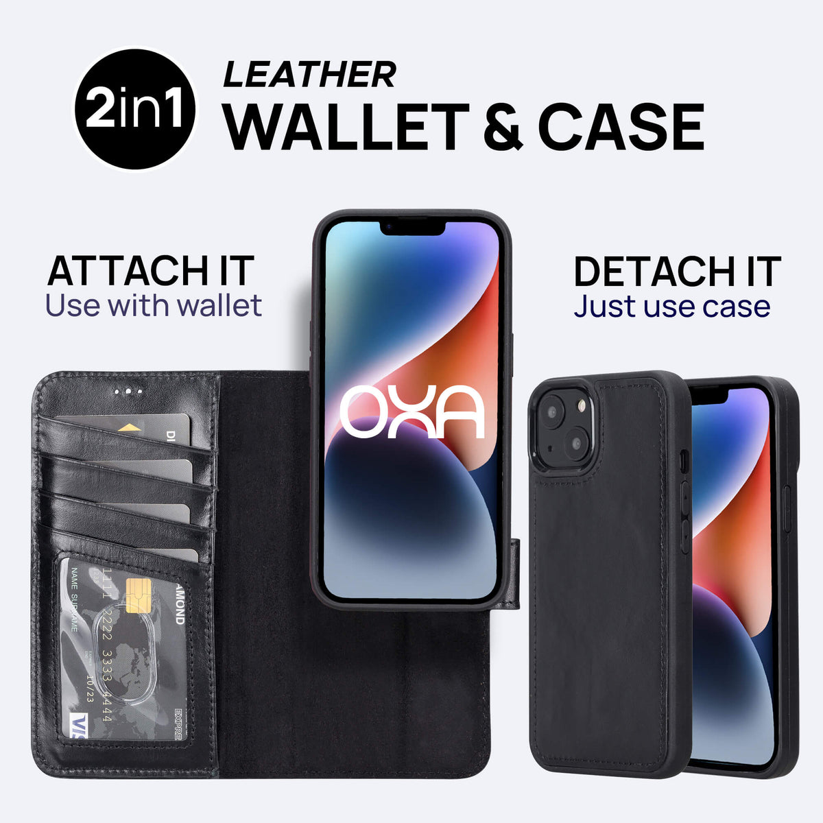 iPhone 11 Leather Wallet Case