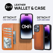 iPhone 11 Pro Max Leather Wallet Case