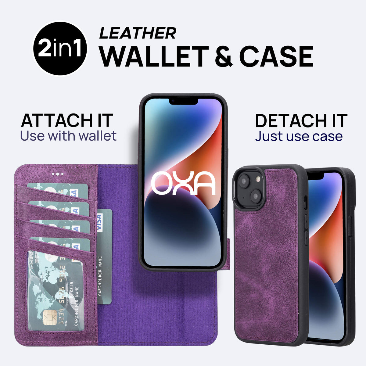 iPhone 12 Mini Leather Wallet Case