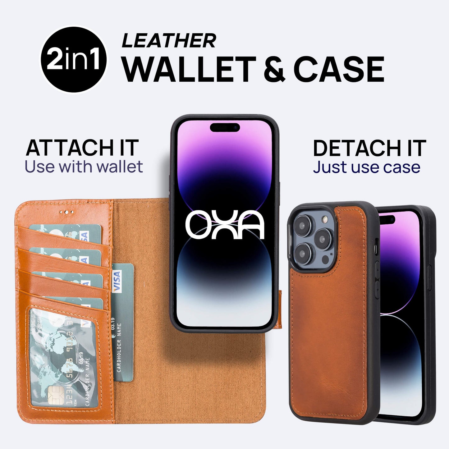 iPhone 12 Pro Leather Wallet Case
