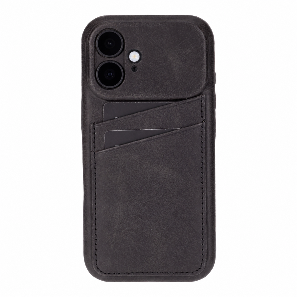 iPhone 17 Leather Case with Card Holder
