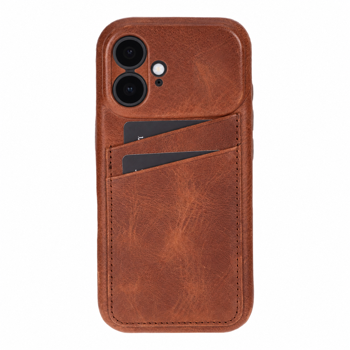 iPhone 17 Leather Case with Card Holder