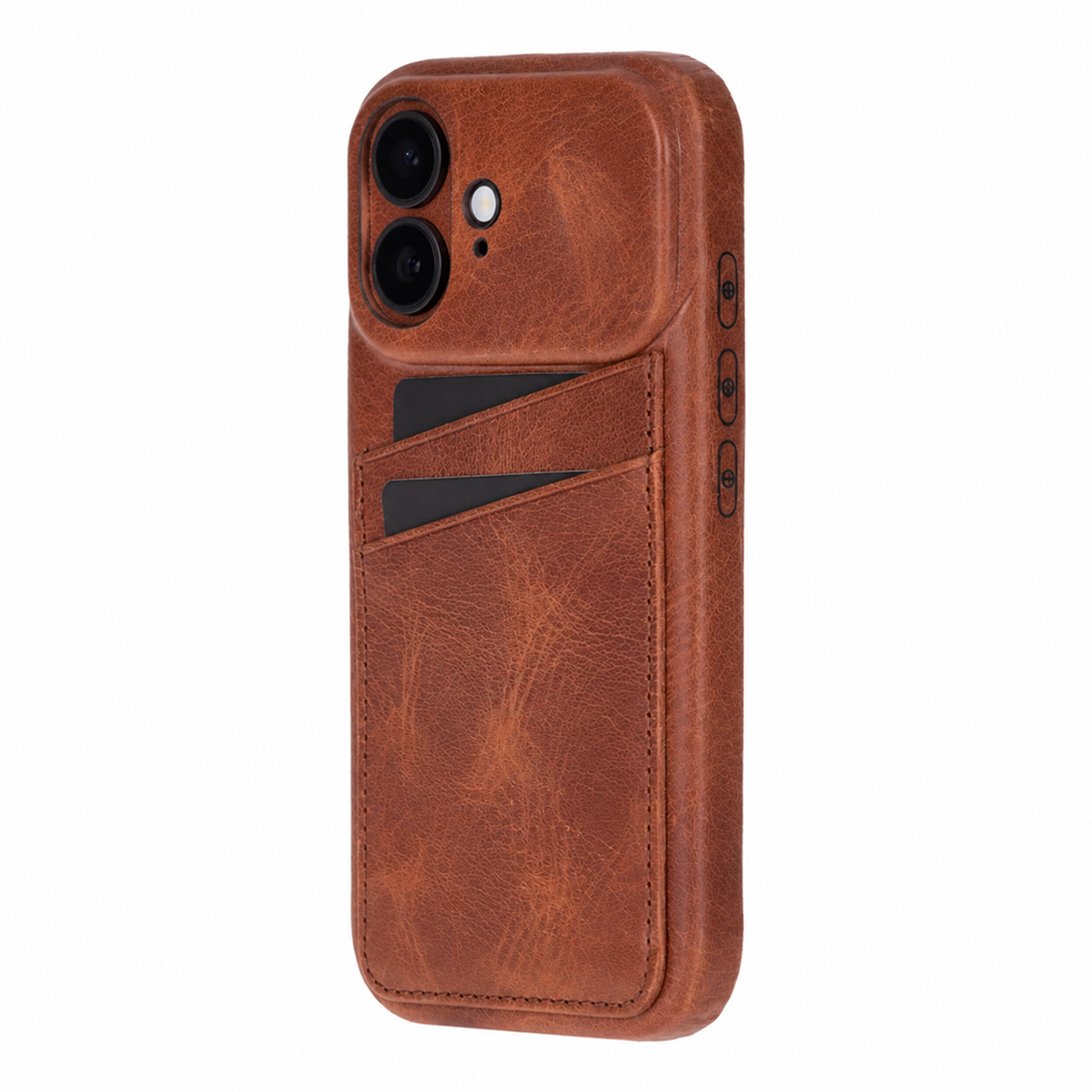 iPhone 17 Leather Case with Card Holder