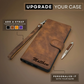 iPhone 15 Plus Leather Double Wallet Case