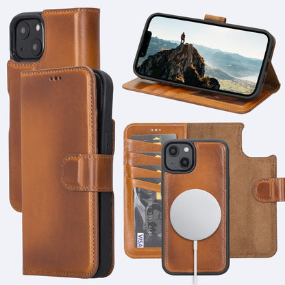 iPhone 12 Mini Leather Wallet Case