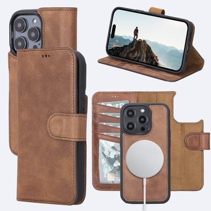 iPhone 13 Pro Leather Wallet Case