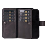 iPhone 16 Leather Double Wallet Case
