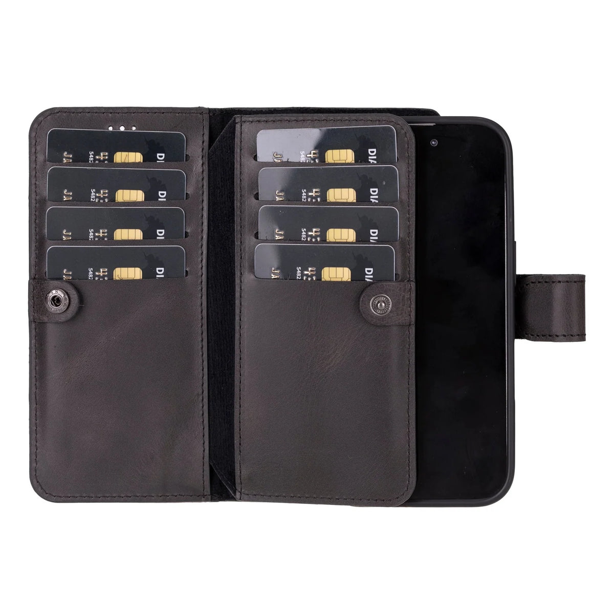 iPhone 16 Pro Leather Double Wallet Case