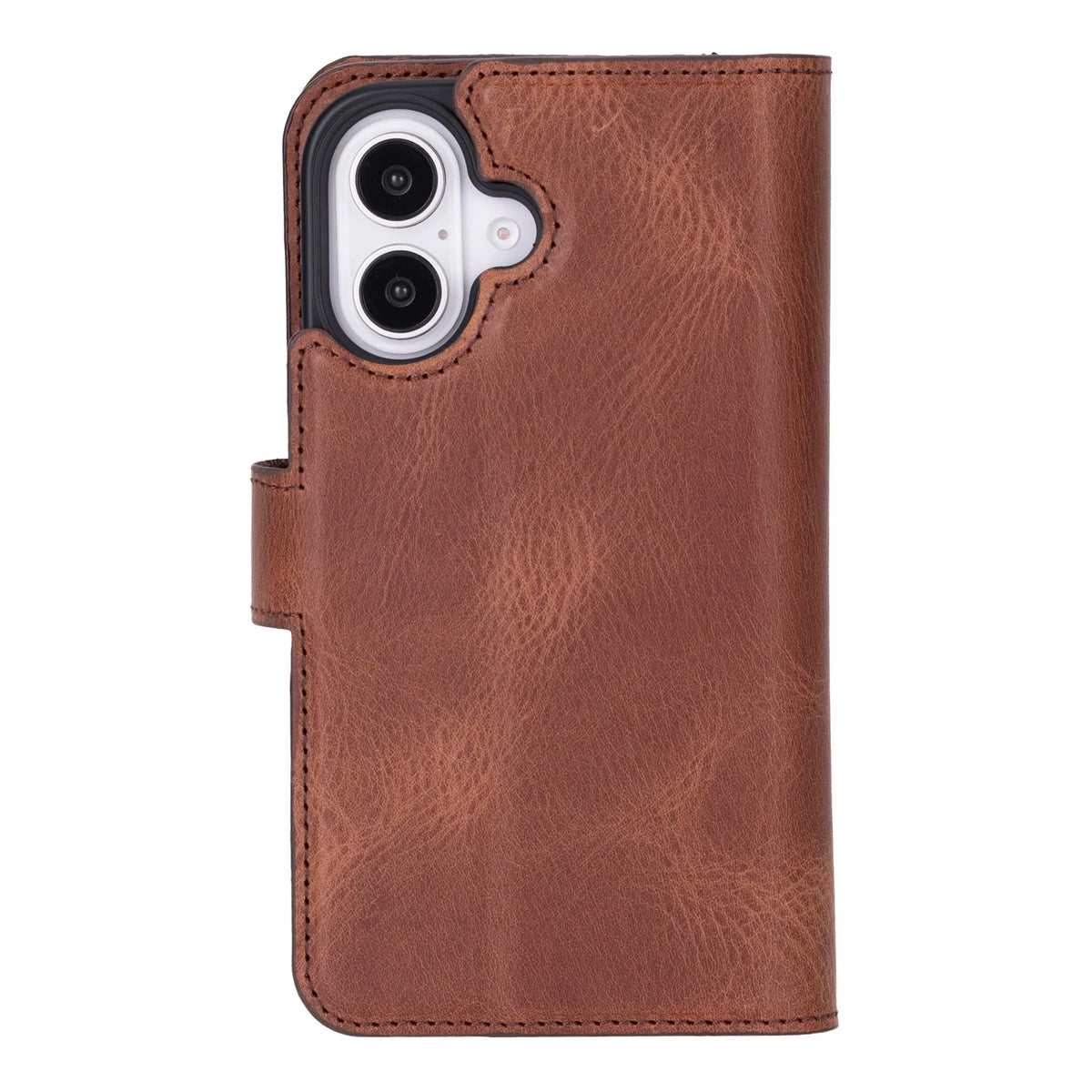 iPhone 16 Leather Double Wallet Case