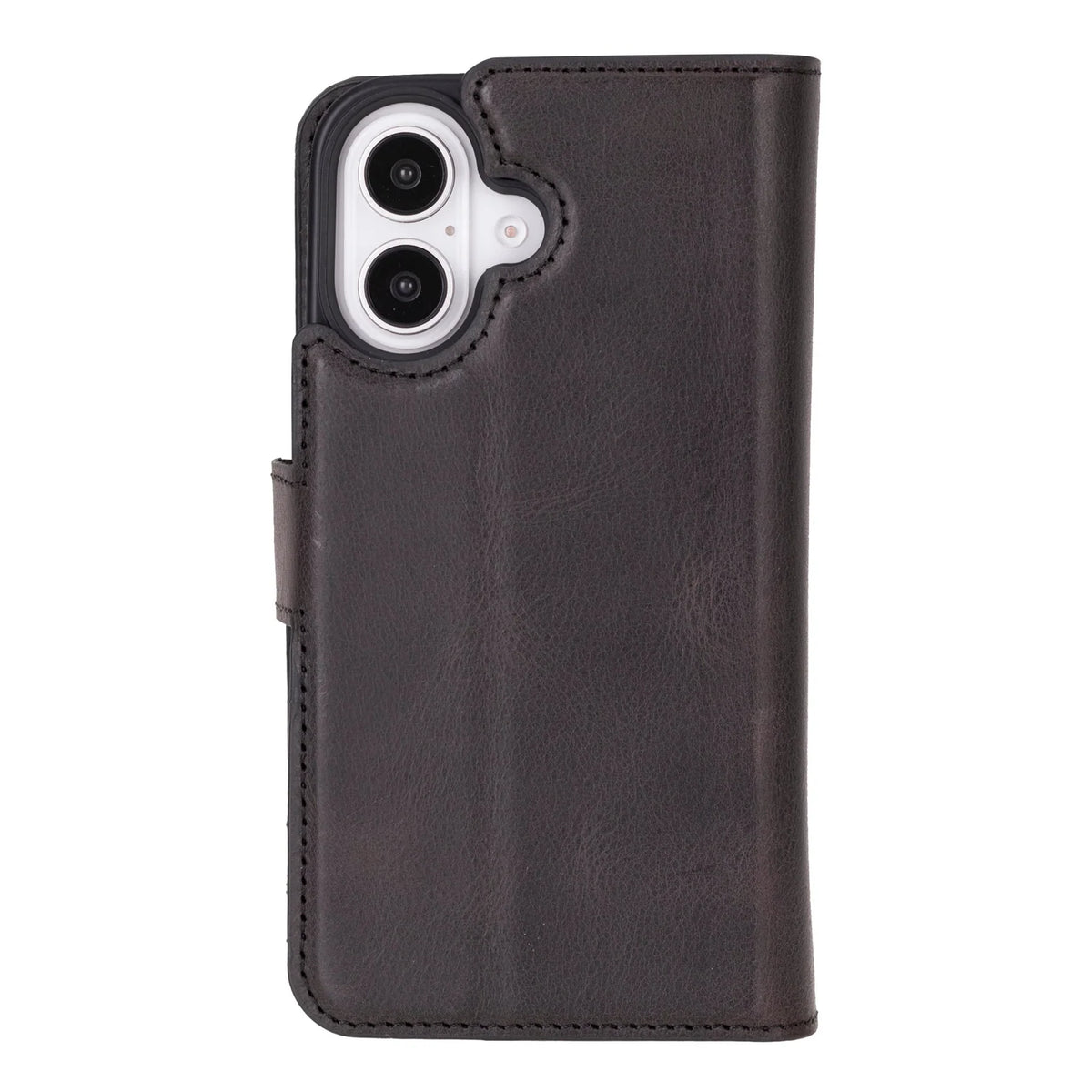 iPhone 16 Leather Double Wallet Case