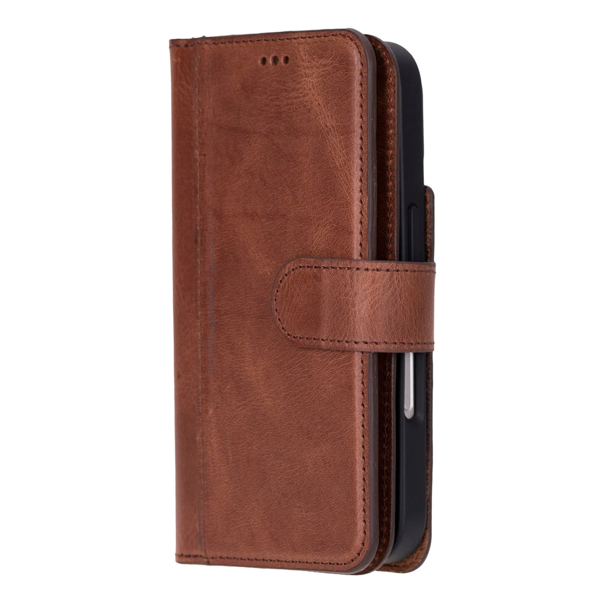 iPhone 16 Leather Double Wallet Case