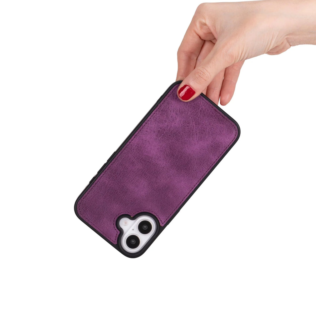 iPhone 16 Leather Double Wallet Case