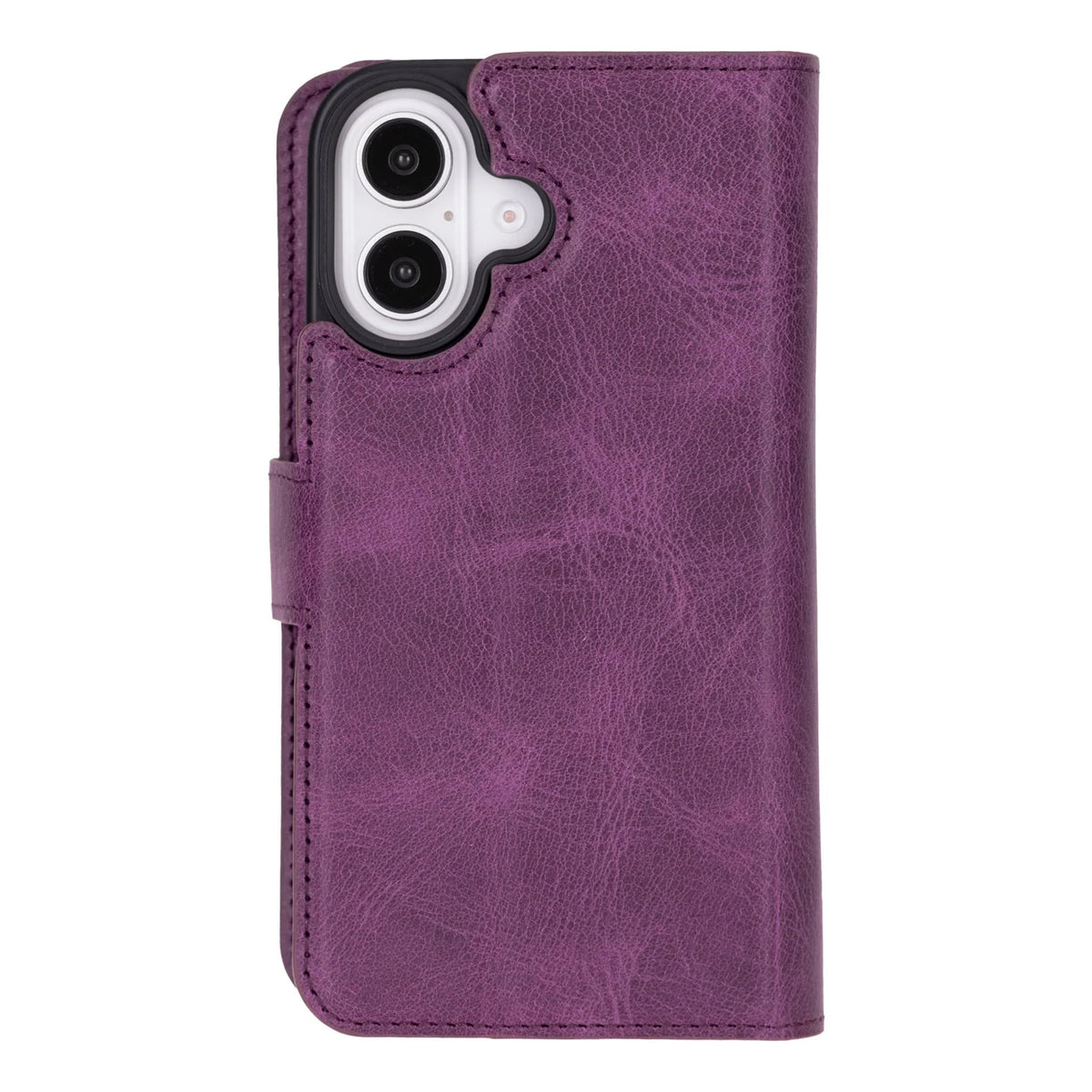 iPhone 16 Leather Double Wallet Case