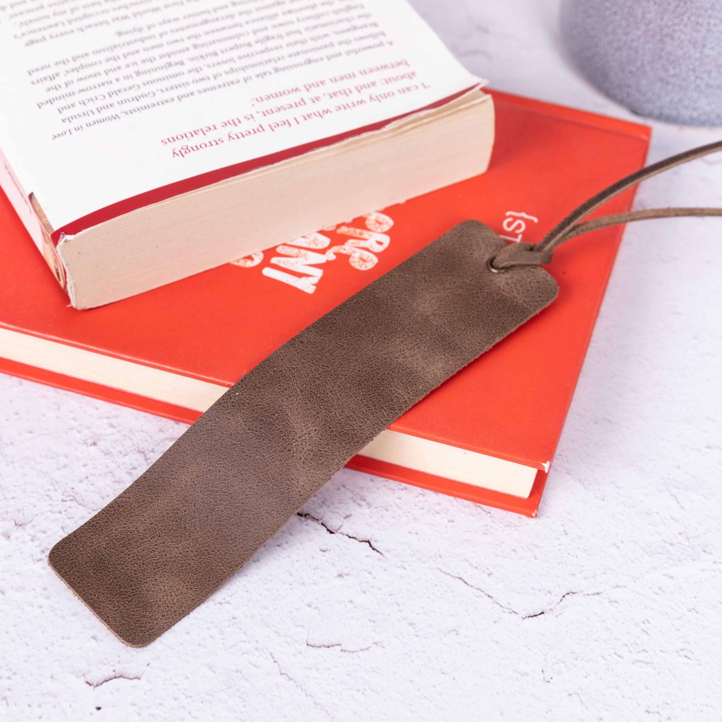 Leather Bookmark - OXA