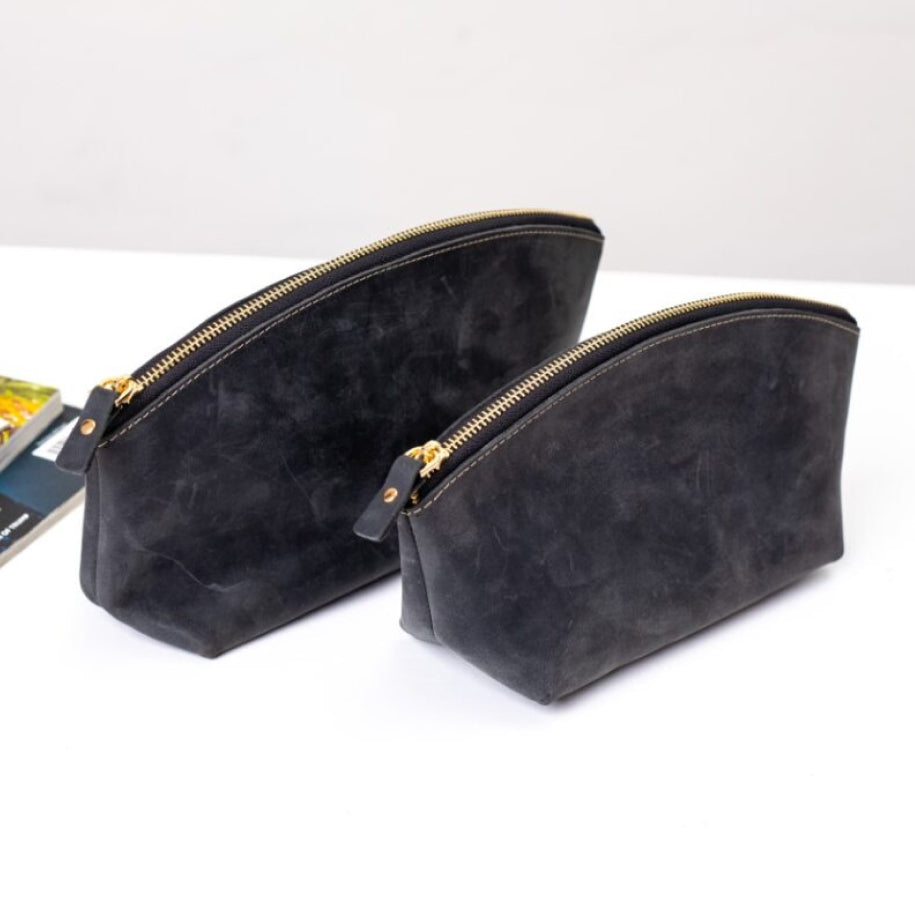 Leather Makeup Bag