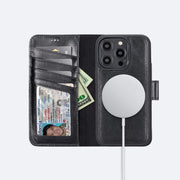 iPhone 14 Pro Max Leather Wallet Case