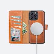 iPhone 14 Pro Leather Wallet Case