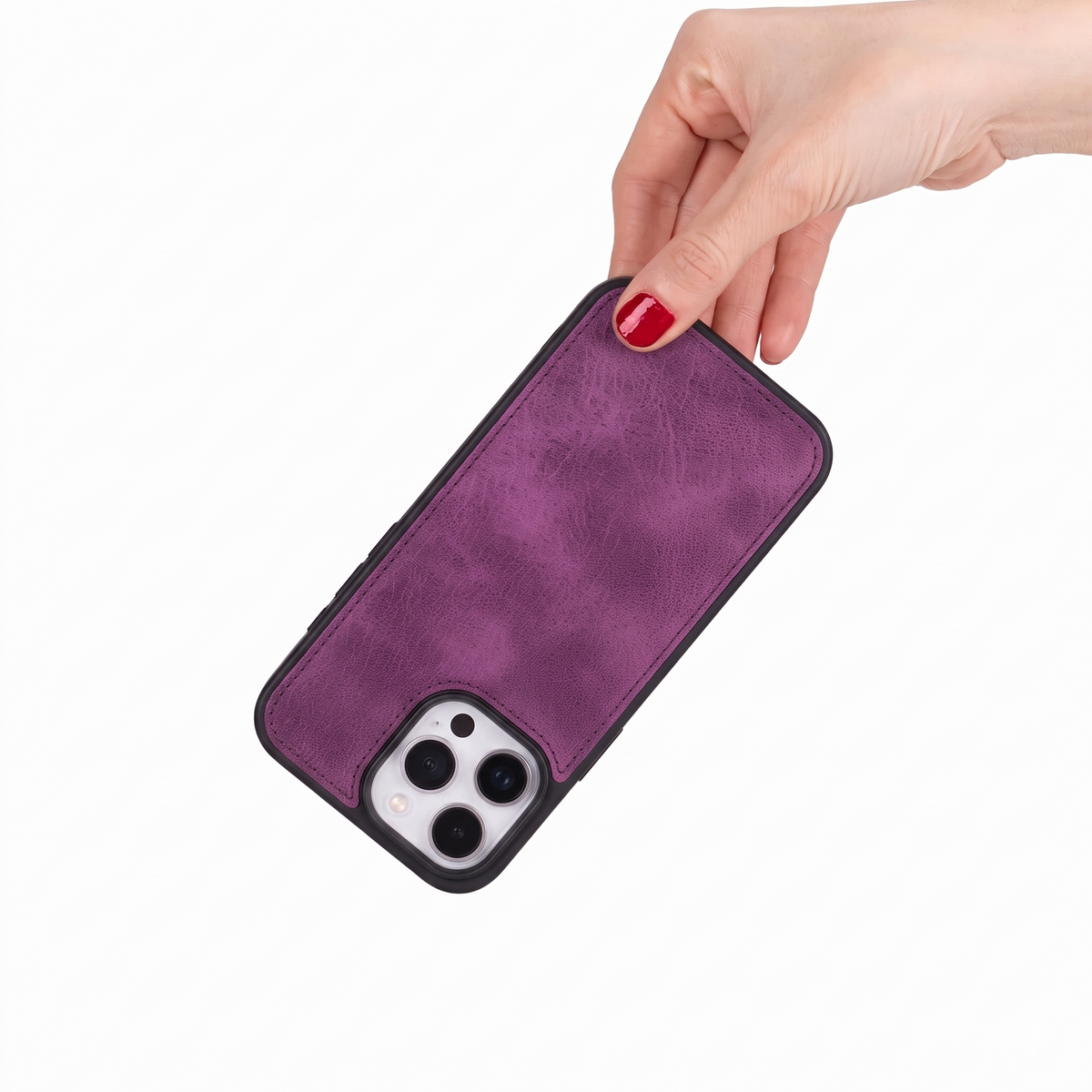 iPhone 16 Pro Leather Double Wallet Case