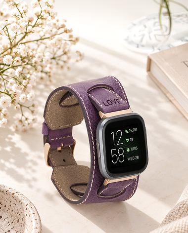 Fitbit Versa Leather Watch Band - The Cuff