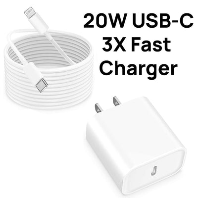 20W Fast Charger for iPhone (MFi Certified)