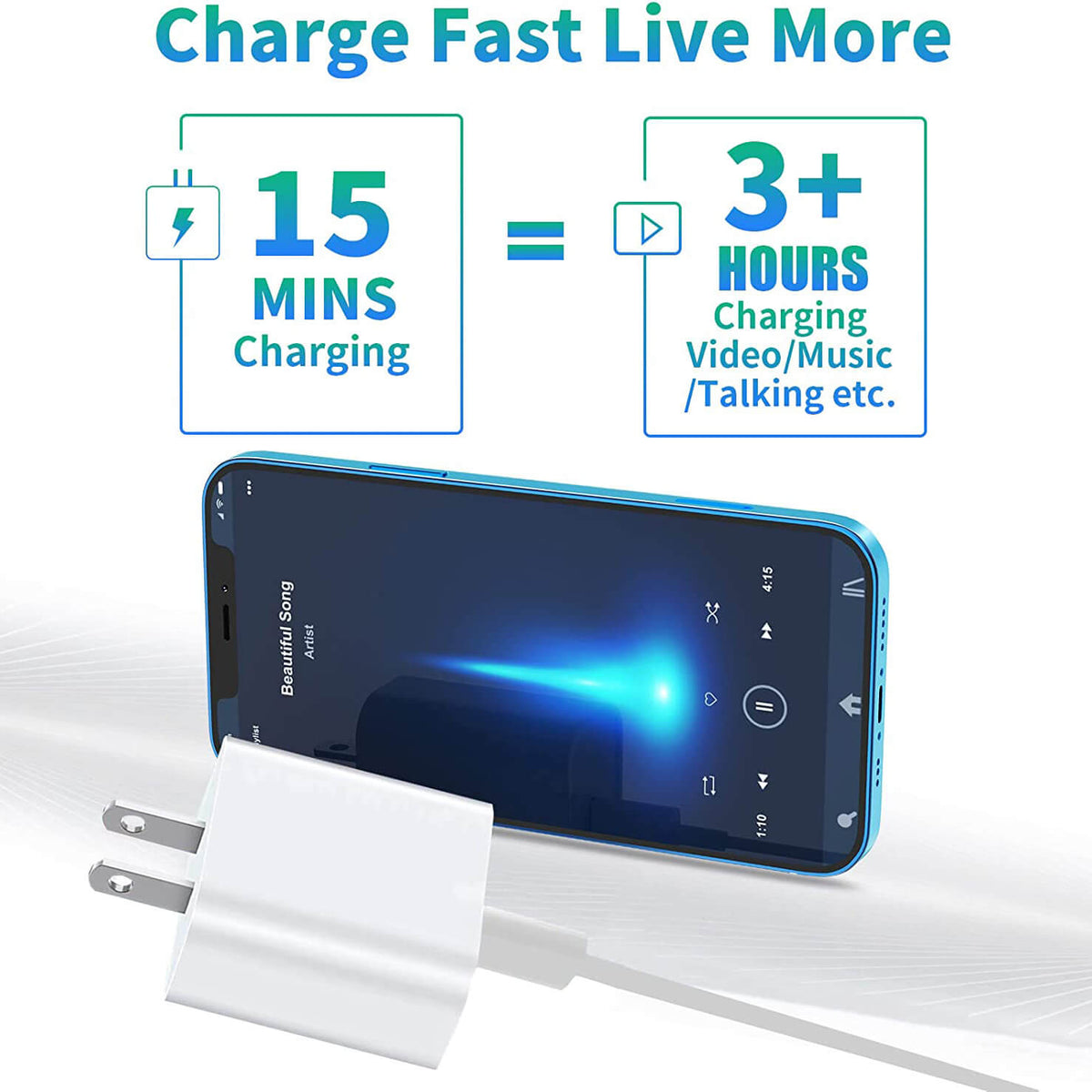 20W Fast Charger for iPhone (MFi Certified)