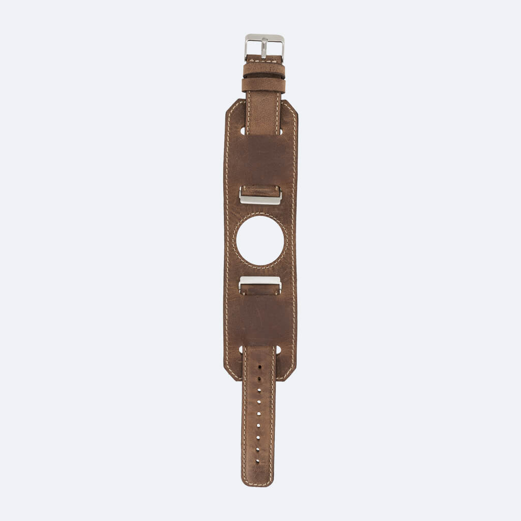 Best Cuff Leather Watch Band for Fitbit Versa 3 / 2 - Oxa 10