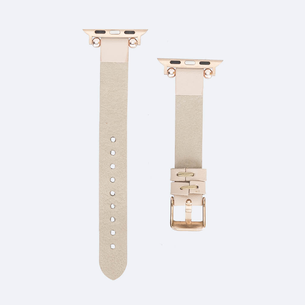 LV-Handmade Design Luxury Leather Apple Watch Band Models 38-40-41-42-44-45-49mm