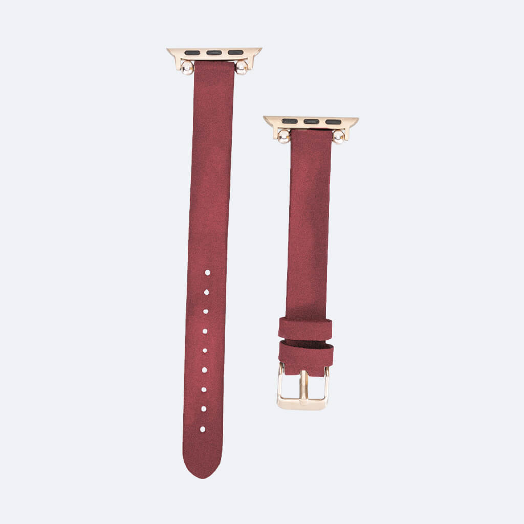 Leather Slim Apple Watch Band for Women | Oxa Leather 44