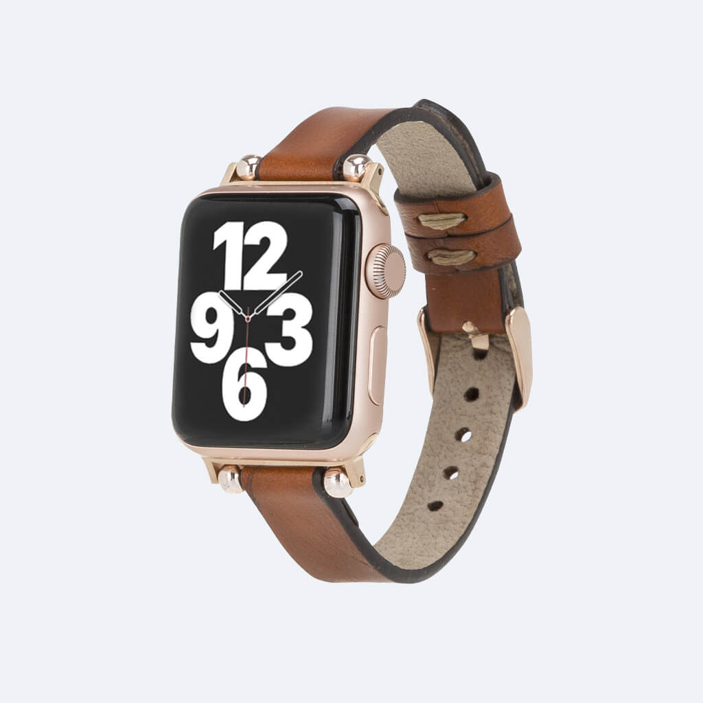 Leather Slim Apple Watch Band for Women | Oxa Leather 48