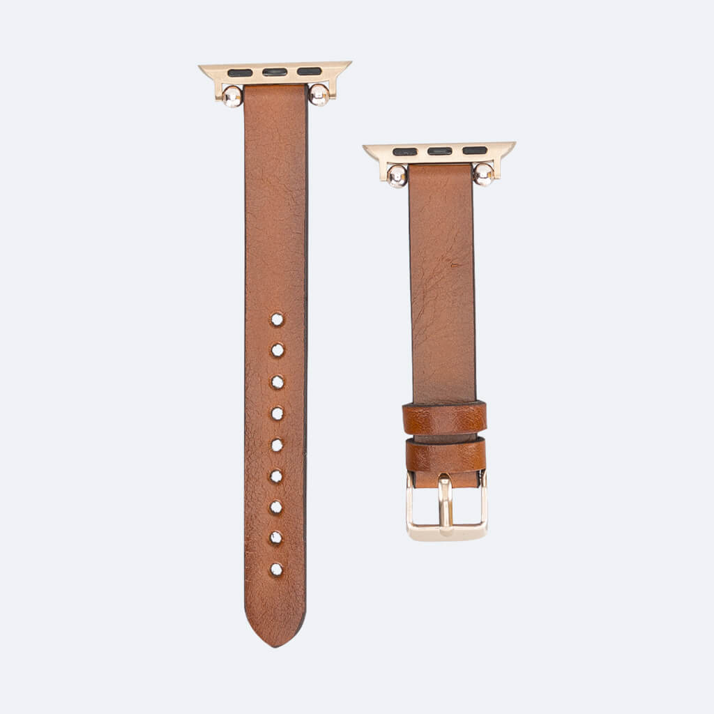 Leather Slim Apple Watch Band for Women | Oxa Leather 51