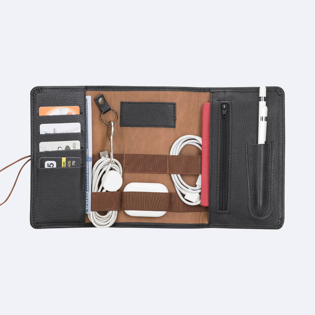 Leather Travel Organizer | Oxa Leather 11