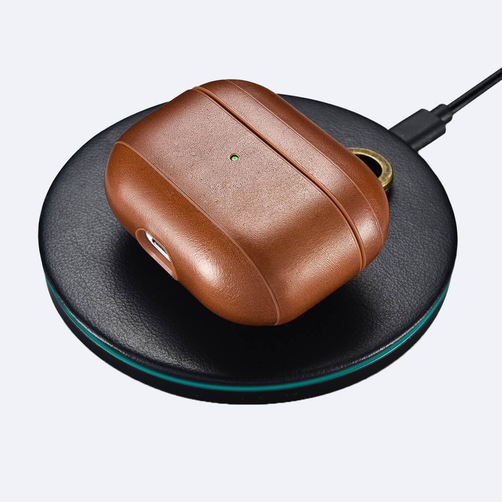 Leather Apple AirPods Pro Case with Hook - Classic 6